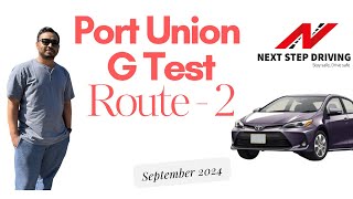 Port Union G Test Route 2 drivetest scarborough ontario [upl. by Eizzik]