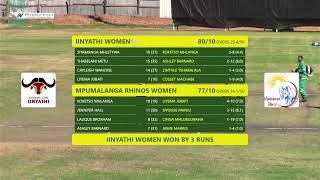 CSA Div 2 Womens Week  Eastern Cape Iinyathi vs Mpumalanga Rhinos [upl. by Ahsikahs34]