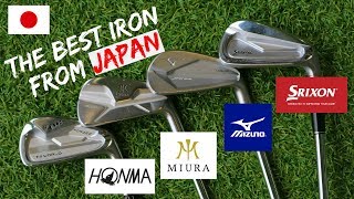 THE BEST IRONS OUT OF JAPAN  IRON BATTLE  MIURA vs MIZUNO vs SRIXON vs HONMA [upl. by Juditha]