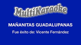 Mañanitas Guadalupanas  Multikaraoke  Fue Éxito de Vicente Fernández [upl. by Nodaj]