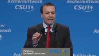 Politischer Aschermittwoch Rede von CSUNiederbayernVorsitzenden Weber [upl. by Nadia]