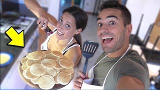 COME FARE I PANCAKE  TUTORIAL DIVERTENTE [upl. by Llyrehc]