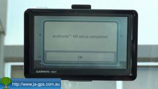 Garmin ecoRoute HD Demo Video [upl. by Eelnodnarb]