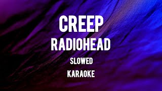 Radiohead  Creep  Karaoke  Slowed [upl. by Battista]