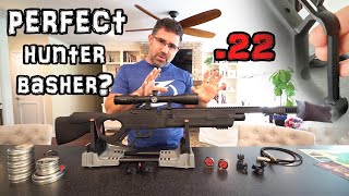 Hatsan Vectis 22 Air Rifle Review  Accuracy Test   UNDERLEVER cocking PCP Airgun  SETUP Guide [upl. by Sherj]