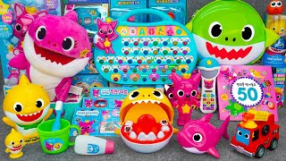 BABY SHARK  150 min Compilation  Satisfying Unboxing ASMR [upl. by Aihtnis]