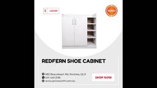 Redfern Shoe Cabinet  White [upl. by Aleciram561]