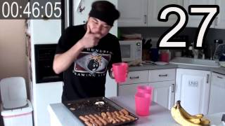 37 Mozzarella Sticks Eaten in 1Minute Ep 8  60 Second Series [upl. by Norvell]