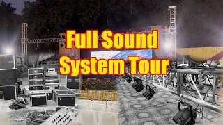 Full Live Sound Setup Tour 2024  live sound setup kaise kare audiotreble [upl. by Giardap]