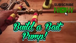 How to Build a Bait Pump  22mm Pump for Blacks and Yellowtail worms  Sea Fishing UK [upl. by Eugen181]