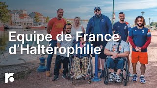 Entrainement de lÉquipe de France dHaltérophilie Handisport [upl. by Wehttan486]