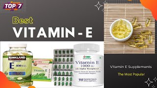 Top 7 Best Vitamin E Capsules In India ✅Best Brands For Skin amp Hair Care [upl. by Aubert]