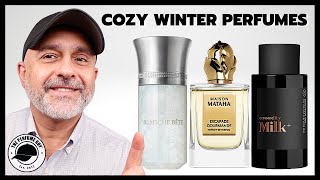 14 COZIEST WINTER FRAGRANCES  Delicious Comforting Perfumes Featuring Vanilla Milk Musk Tea [upl. by Esital584]