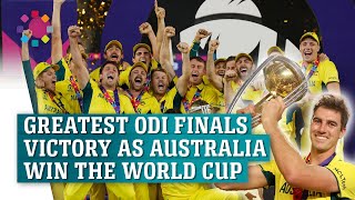 Greatest ODI finals victory as Australia win the World Cup [upl. by Willa]