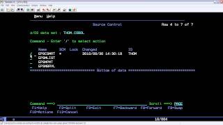 RTC 30 Using the ISPF client to work with host files in the SCM and submit builds [upl. by Ahseya261]