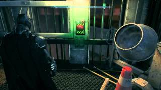 BATMAN™ ARKHAM KNIGHT  Arkham Knight HQ South location and elevator for Riddler trophies [upl. by Ayrad958]