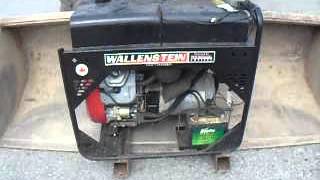 GovDeals WallensteinHonda 200 VTwin Gas Generator  See [upl. by Bonney]