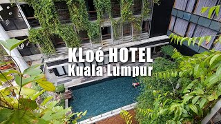 Kuala Lumpur most UNIQUE boutique hotel  KLoé Hotel I City Room [upl. by Curkell815]