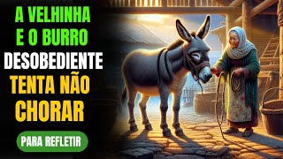 A VELHINHA E O BURRO TEIMOSO Não Ousa Essa História Porque Pode Ser Oque Acontece Com Você Reflexão [upl. by Suiradel681]