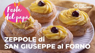 ZEPPOLE di SAN GIUSEPPE AL FORNO  la VERSIONE al FORNO del DOLCE della FESTA del PAPÀ💙🥰 [upl. by Tingley591]