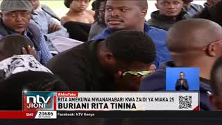 Mwanahabari Rita Tinina azikwa nyumbani kwao Narok [upl. by Anceline574]