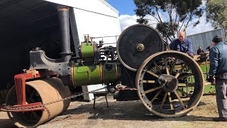 Ride on a aveling porter steam roller [upl. by Etnaed]