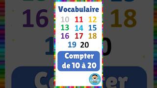 Vocabulaire  Compter de 10 à 20  Français eme vocabulaire français école [upl. by Auvil]