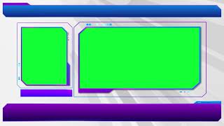 Green Screen Frame Free Video  Lowerthird Green Screen  Two Frames For Podcast Videos [upl. by Lynnett]