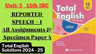 12th Unit 5 And Specimen Paper  5 All assignments and solved Specimen paper [upl. by Olsen]