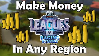 Best Early Game Money Maker in Every Region  OSRS Leagues 5 Raging Echoes [upl. by Akinek]