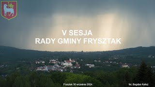 V SESJA RADY GMINY [upl. by Selway909]