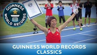 Guinness World Records Day 2013  Fastest 100m on All Fours [upl. by Courtund]