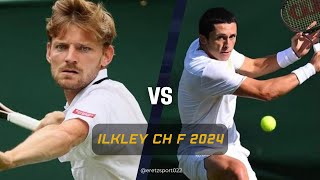 Ilkley Challenger 2024 F David Goffin 4 vs Harold Mayot Highlights [upl. by Lesya]