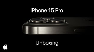 Apple  iPhone 15 Pro Unboxing [upl. by Malonis]