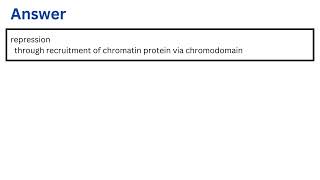 what is the effect of methylating lysine 9 [upl. by Ruthy928]