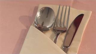 How To Do Paper Napkin Folding [upl. by Lilybel]