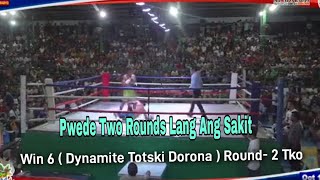 Win 6 Nathaniel Dynamite Dorona Philippines Antipas Boxer to Ozamiz City Two Rounds Tko Victory [upl. by Simmie467]