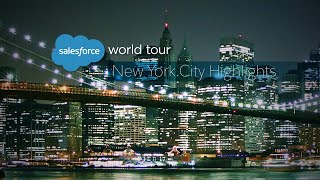 Salesforce World Tour New York Highlights in 60 Seconds  Salesforce [upl. by Keeton]