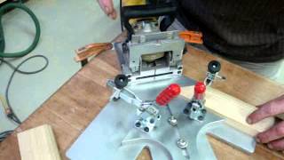 biscuit miter jointer [upl. by Enillebyam]