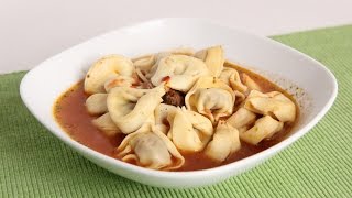 Twenty Minute Italian Tortellini Soup Recipe  Laura Vitale  Laura in the Kitchen Episode 995 [upl. by Jordain]