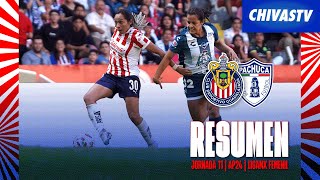 🎥 RESUMEN Y GOLES Chivas Femenil 33 Pachuca  Jornada 11 Apertura 2024 [upl. by Tempest892]