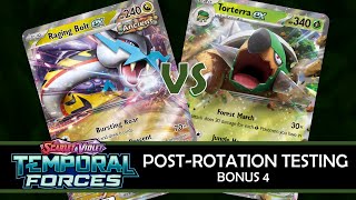 Temporal Forces Early Testing Bonus 3 Raging Bolt ex vs Torterra ex [upl. by Materi]