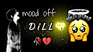 Hindi new sad song  Heart broken sad song  Hindi Lofi Mashup song Mood off viralsong [upl. by Edualc]