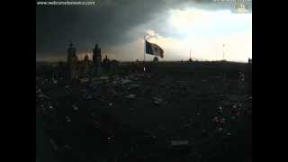 Tornado Ciudad de México 1 de junio 2012 Zócalo [upl. by Lora]