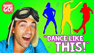 quotDance Like Thisquot 💥  Danny Go Clap Shake Jump Movement Songs for Kids [upl. by Yhtamit]