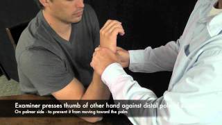 Scaphoid Shift Test CR [upl. by Battat]