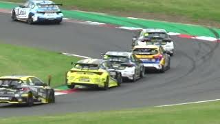 BTCC 2024 Brands Hatch GP Race 1 footage compilation [upl. by Myrtie]