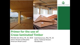 Primer for the Use of CrossLaminated Timber [upl. by Matias]