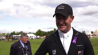 Jesse Campbell very happy with his first Burghley experience [upl. by Mcbride208]