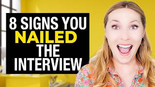 How Do I Know if the Interview Went Well 8 Signs to Look for in a Job Interview [upl. by Adar623]